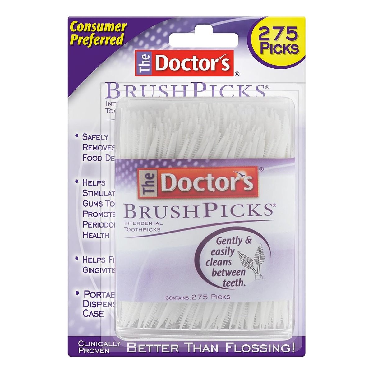 Interdental Brush Picks 275Ct