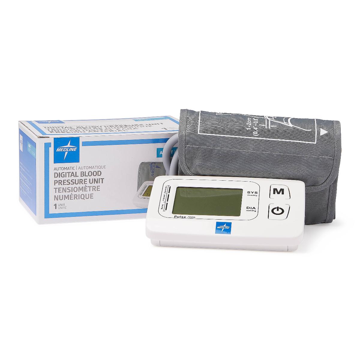 Medline Auto Digital Blood Pressure Monitor Univer 1Ct