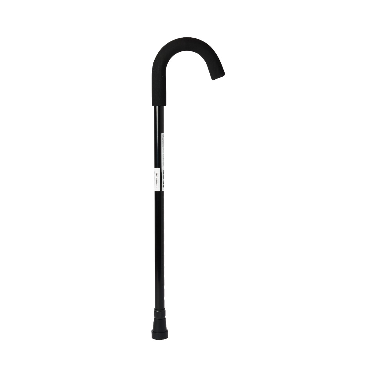 Medline Standard Aluminum Black Cane 1Ct