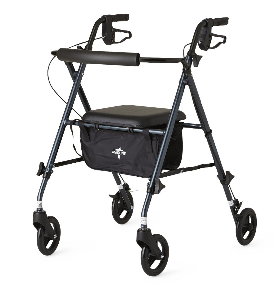 Medline Superlight Aluminum Rollator Blue 1Ct