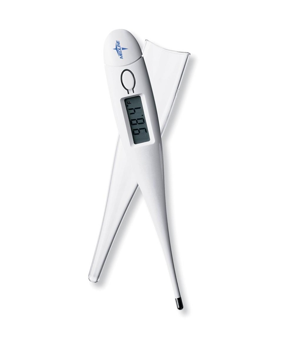 Medline 60-Second Digital Oral Stick Thermometer 1Ct