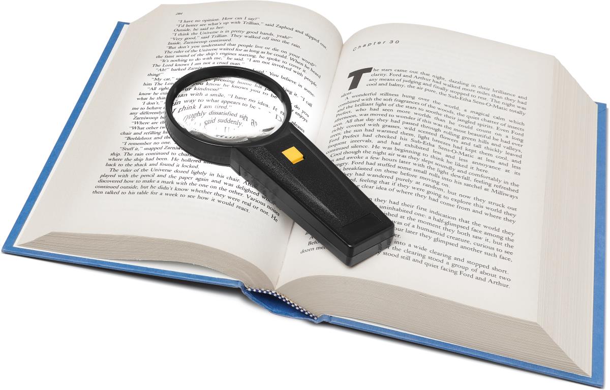 Medline Bifocal Magnifier with LED Light 1Ct
