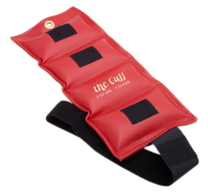 The Cuff Red Ankle/Wrist Therapy Weight 2.5lb 1Ct