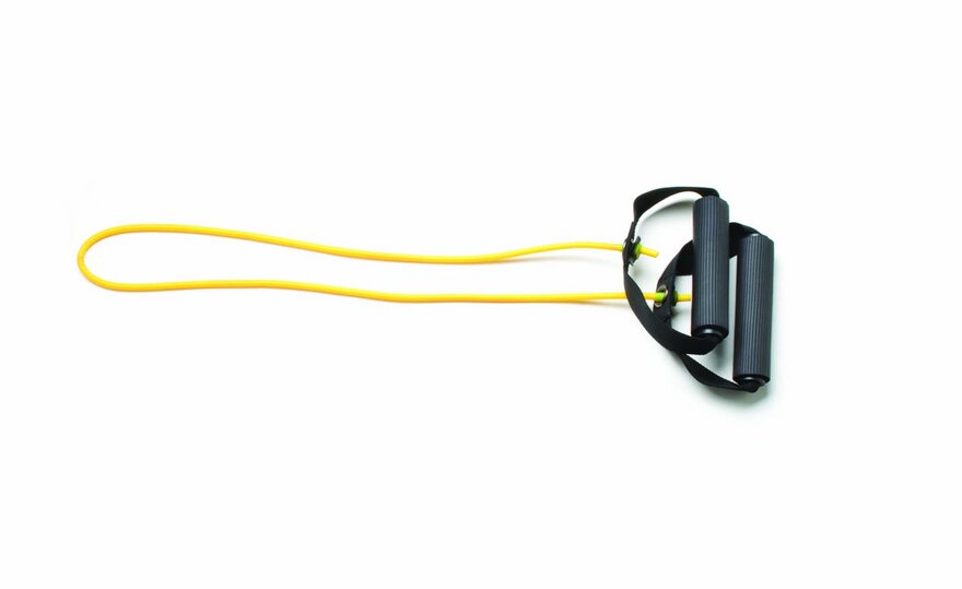 CanDo Yellow Exercise Tubing with Handles 36in XLight 1Ct