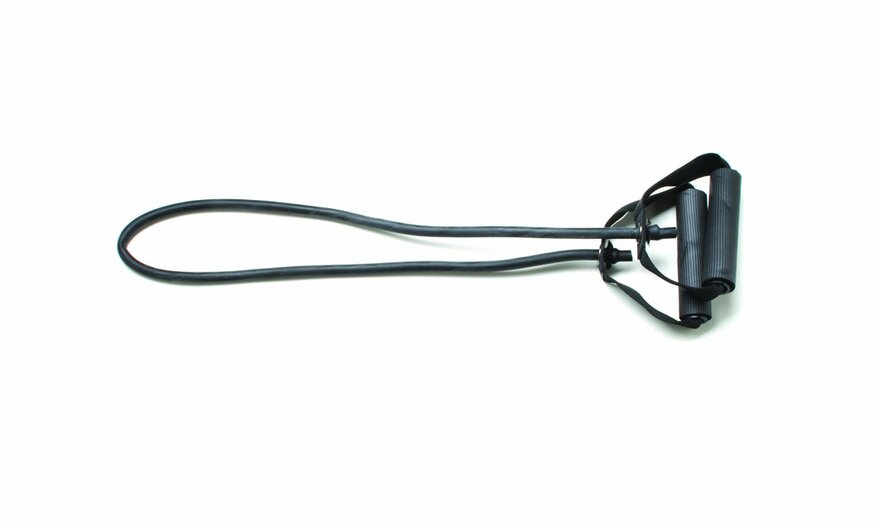 CanDo Black Exercise Tubing with Handles 36in XHeavy 1Ct