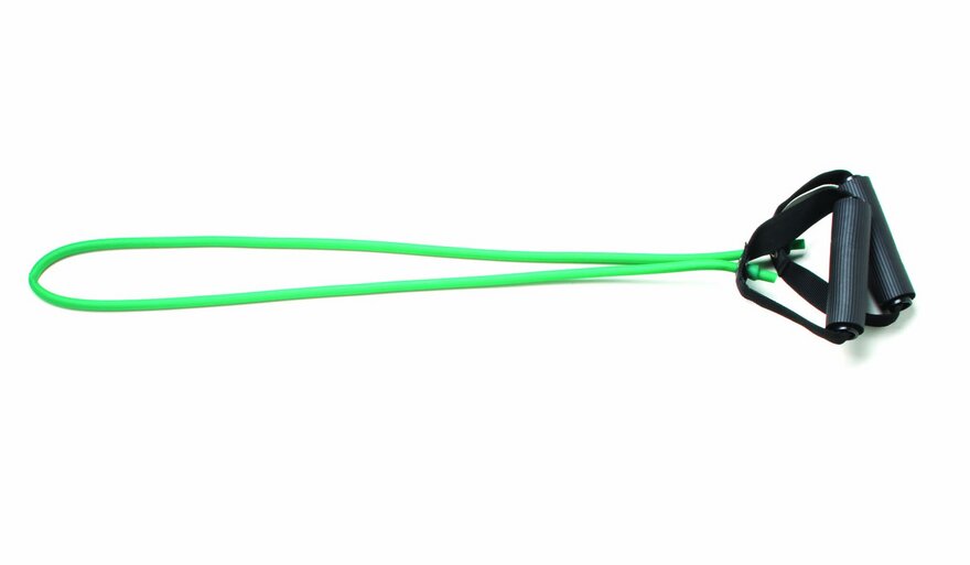 CanDo Green Exercise Tubing with Handles 48in Medium 1Ct
