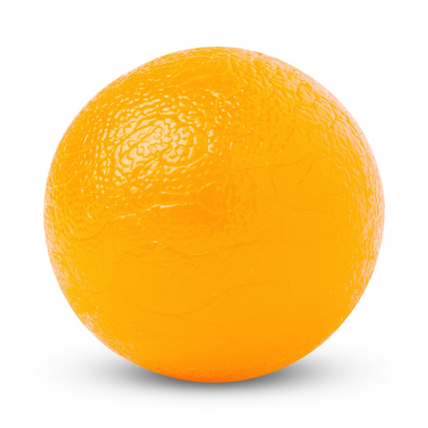 Orange Hand Exerciser Ball Medium 1Ct