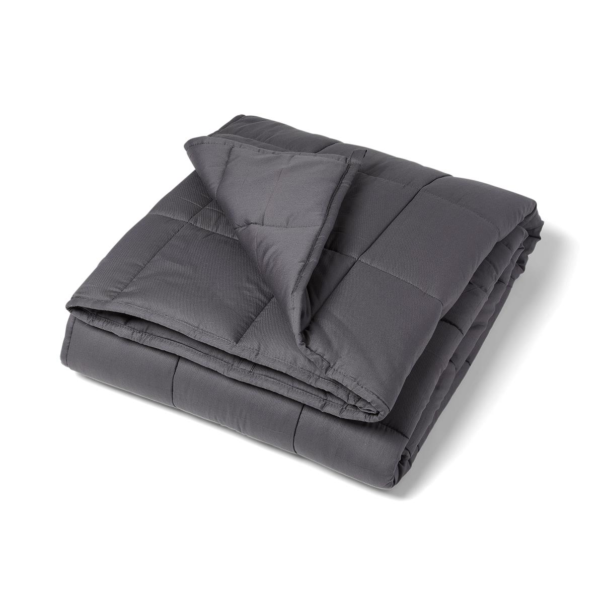 Medline Weighted Blanket 48x72 15lb Gray 1Ct