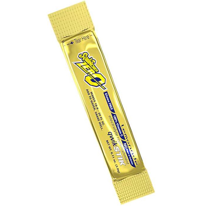 Sqwincher Zero Qwik Stik Electrolyte Packet Lemonade .11oz 1Ct