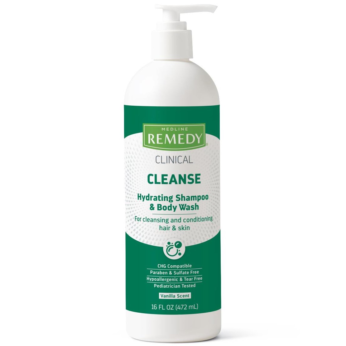 Medline Remedy Clinical Hydrating Shampoo Body Wash 16oz 1Ct