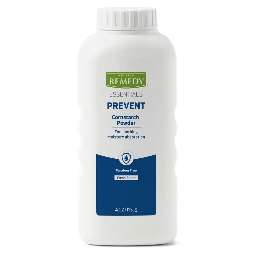 Medline Remedy Essentials Cornstarch Powder 4oz 1Ct