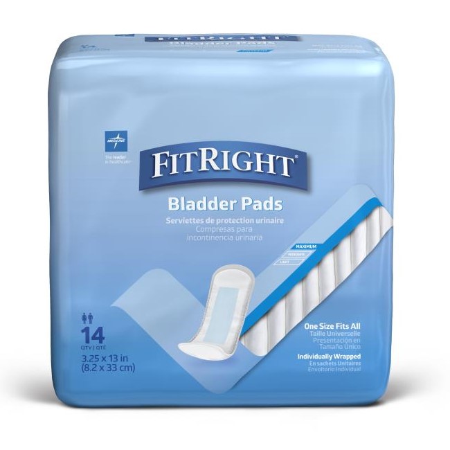 Medline Bladder Pads Maximum Absorbency 14Ct