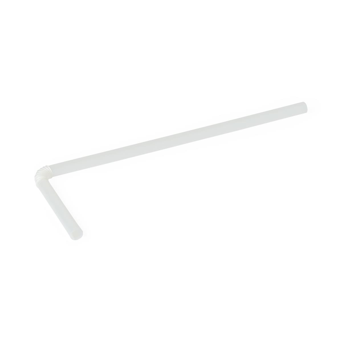 Compostable Flexible Drinking Straws Wrapped 7.75in 400Ct