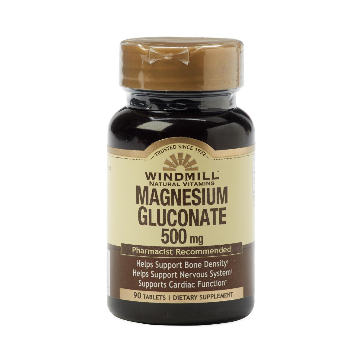 Windmill Magnesium Gluconate Tablet 500mg 90Ct