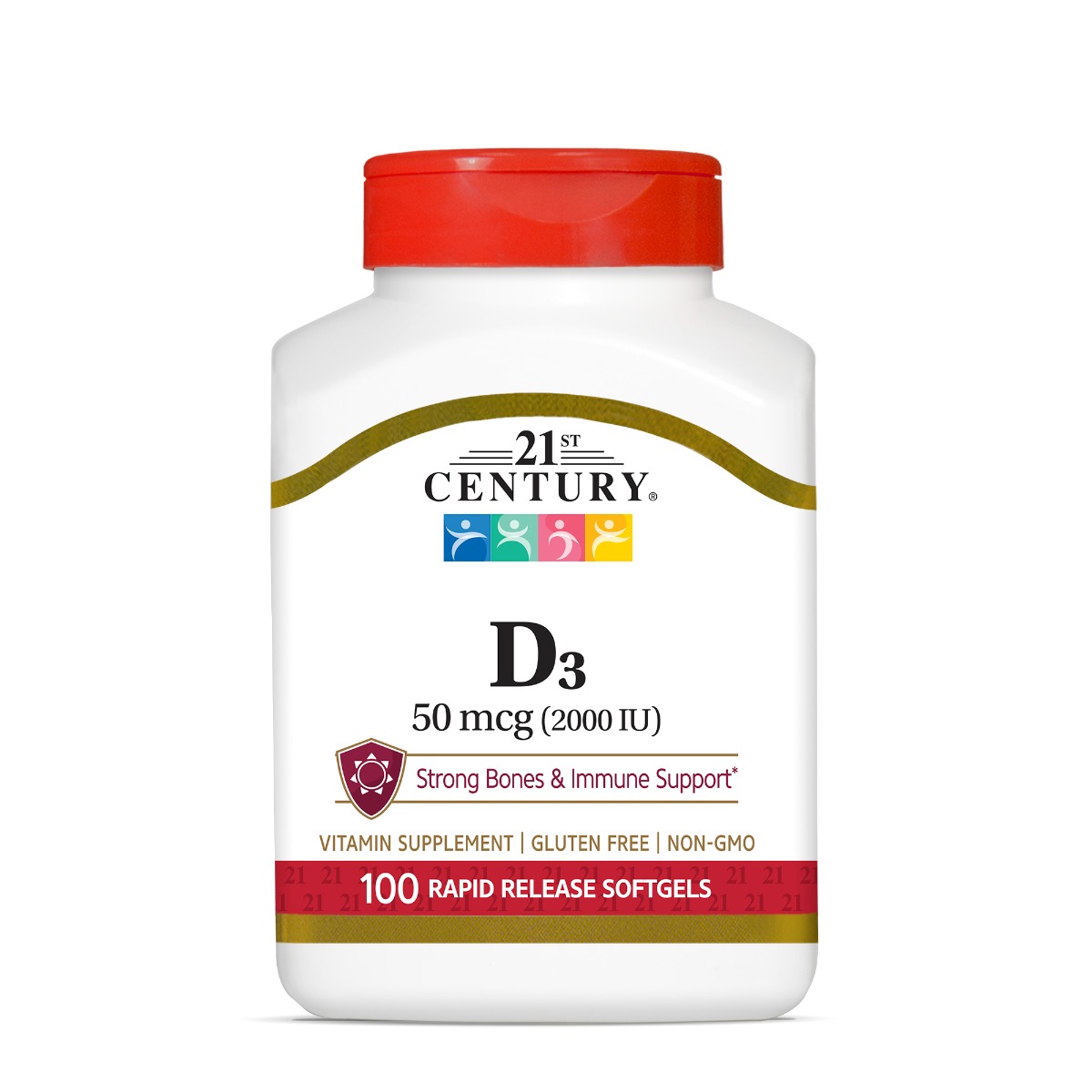 Vitamin D3 Softgel 2000IU 100Ct