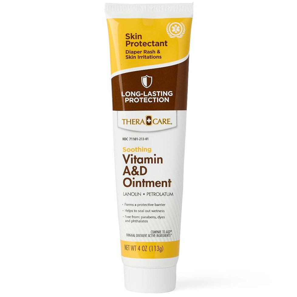 TheraCare Vitamin A & D Skin Protectant Ointment 4oz 1Ct