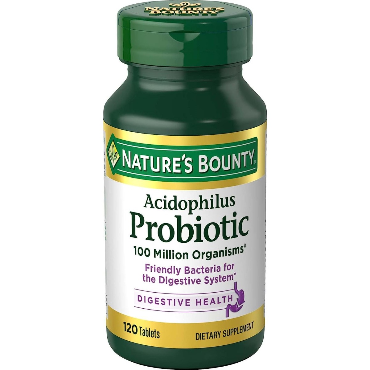 Nature's Bounty Probiotic Acidophilus Tablets 120Ct