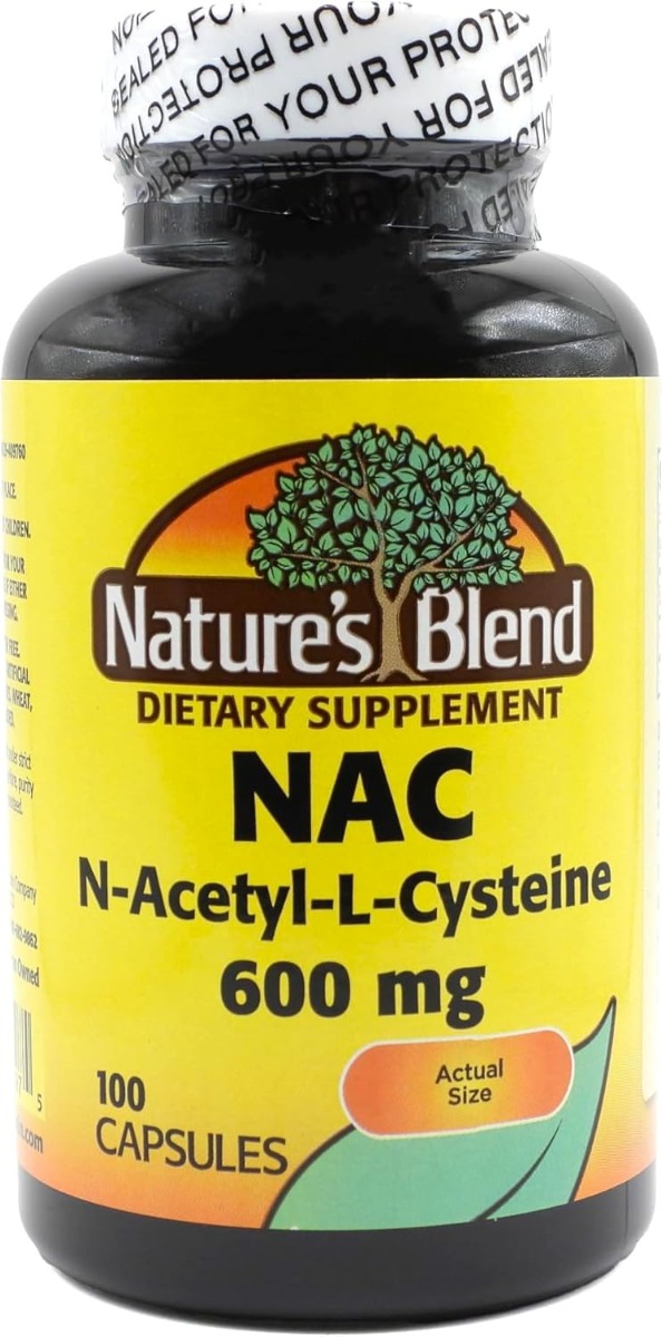 Nature's Blend NAC Capsule 600mg 100Ct