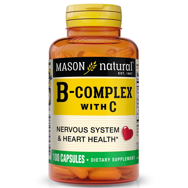 Mason Natural Vitamin B-Complex with C Capsule 100Ct