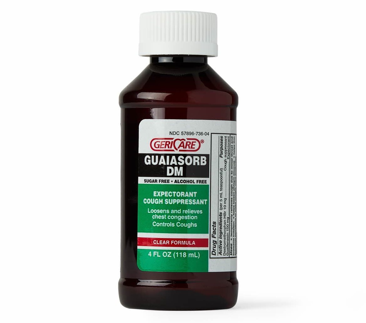 Liquid Cough Syrup Guaiasorb DM 4oz 1Ct