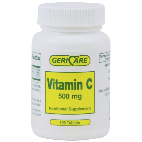 GeriCare Vitamin C Tablets 500mg 100Ct
