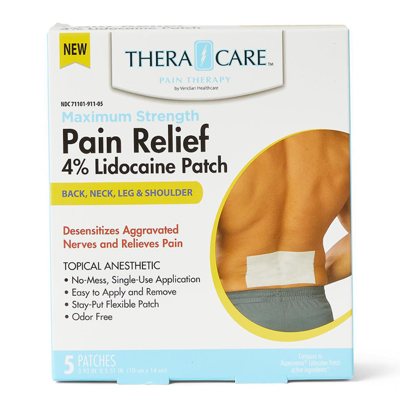 TheraCare Muscle & Joint Pain Relief Patch 4% 5Ct