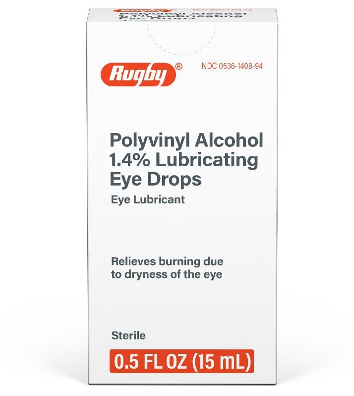 Rugby Polyvinyl Alcohol 1.4% Lubricating Eye Drops 0.5oz 1Ct