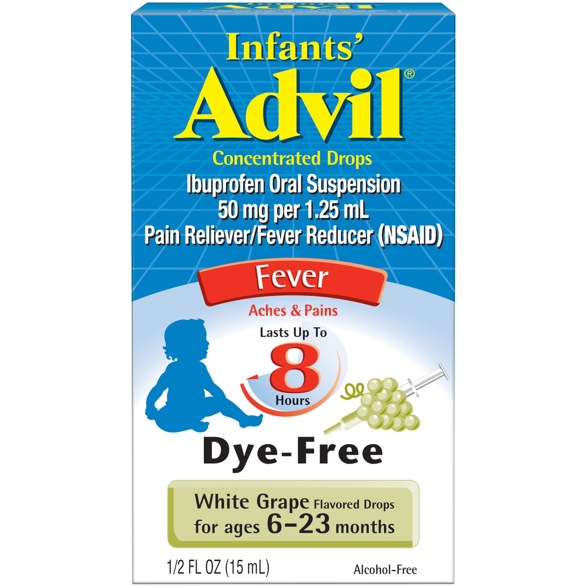 Advil Infant Ibuprofen 50mg 0.5oz 1Ct