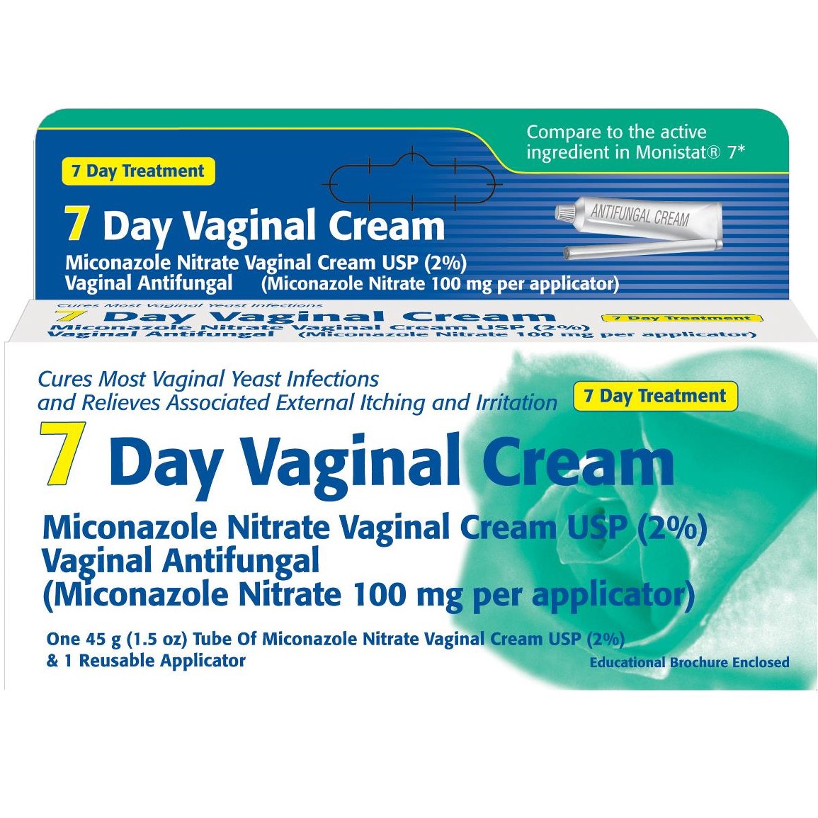 Miconazole Nitrate 2% 7-Day Vaginal Cream With Applicator