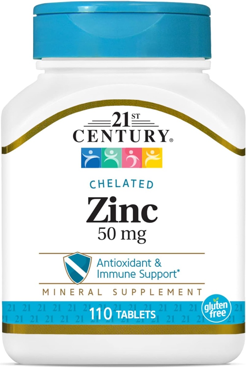 21st Century Zinc Tablets 50mg 110Ct