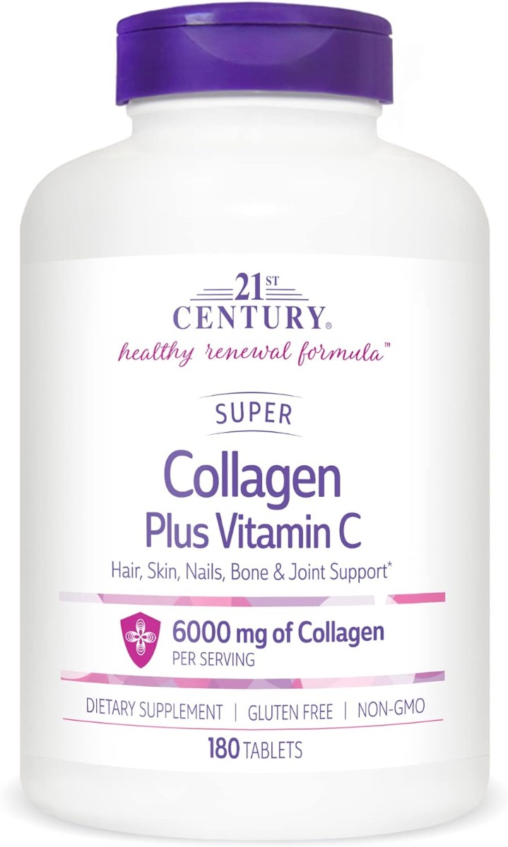 21st Century Super Collagen Plus Vitamin C Tablet 180Ct