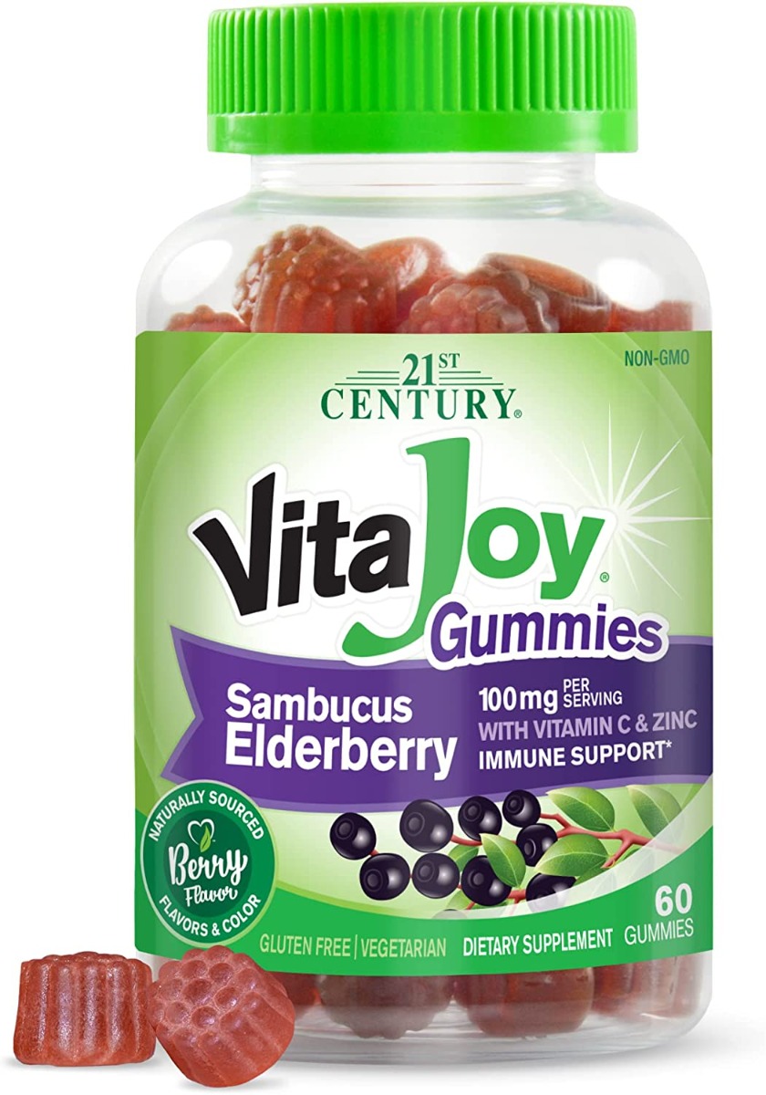 21st Century VitaJoy Elderberry Gummies 60Ct