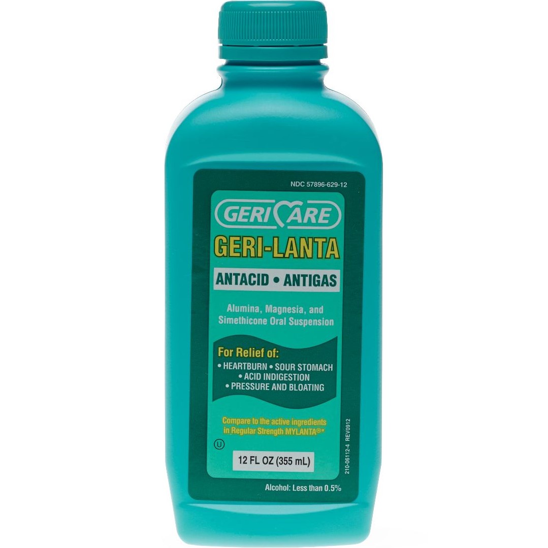 Geri-Lanta Reg Strength Antacid & Antigas Liquid 12oz 1Ct