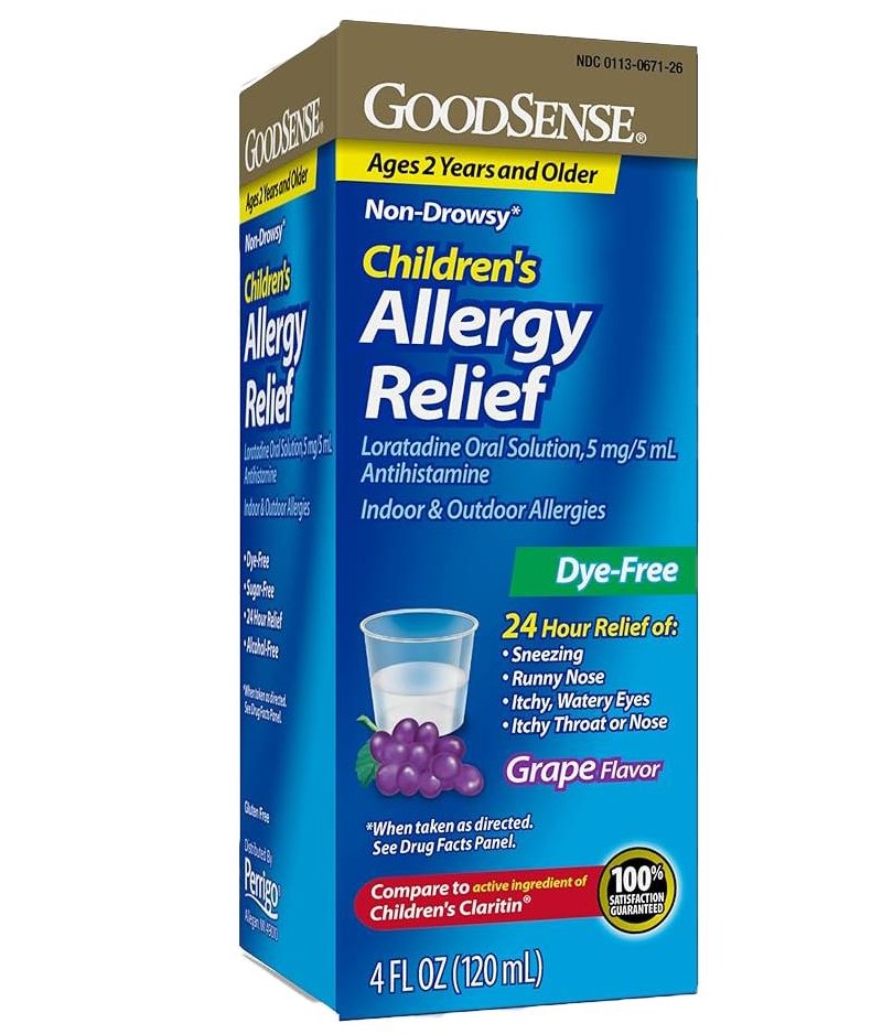 Children's Allergy Relief Grape 4oz 1Ct