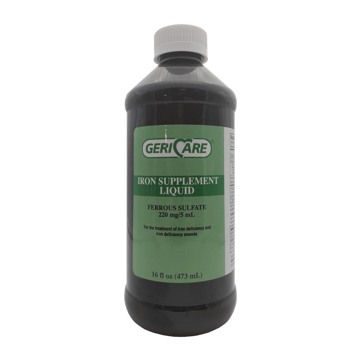 GeriCare Ferrous Sulfate 220mg/mL 16oz 1Ct