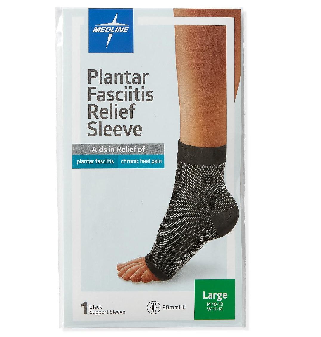 Medline Plantar Fasciitis Relief Sleeve L 1Ct