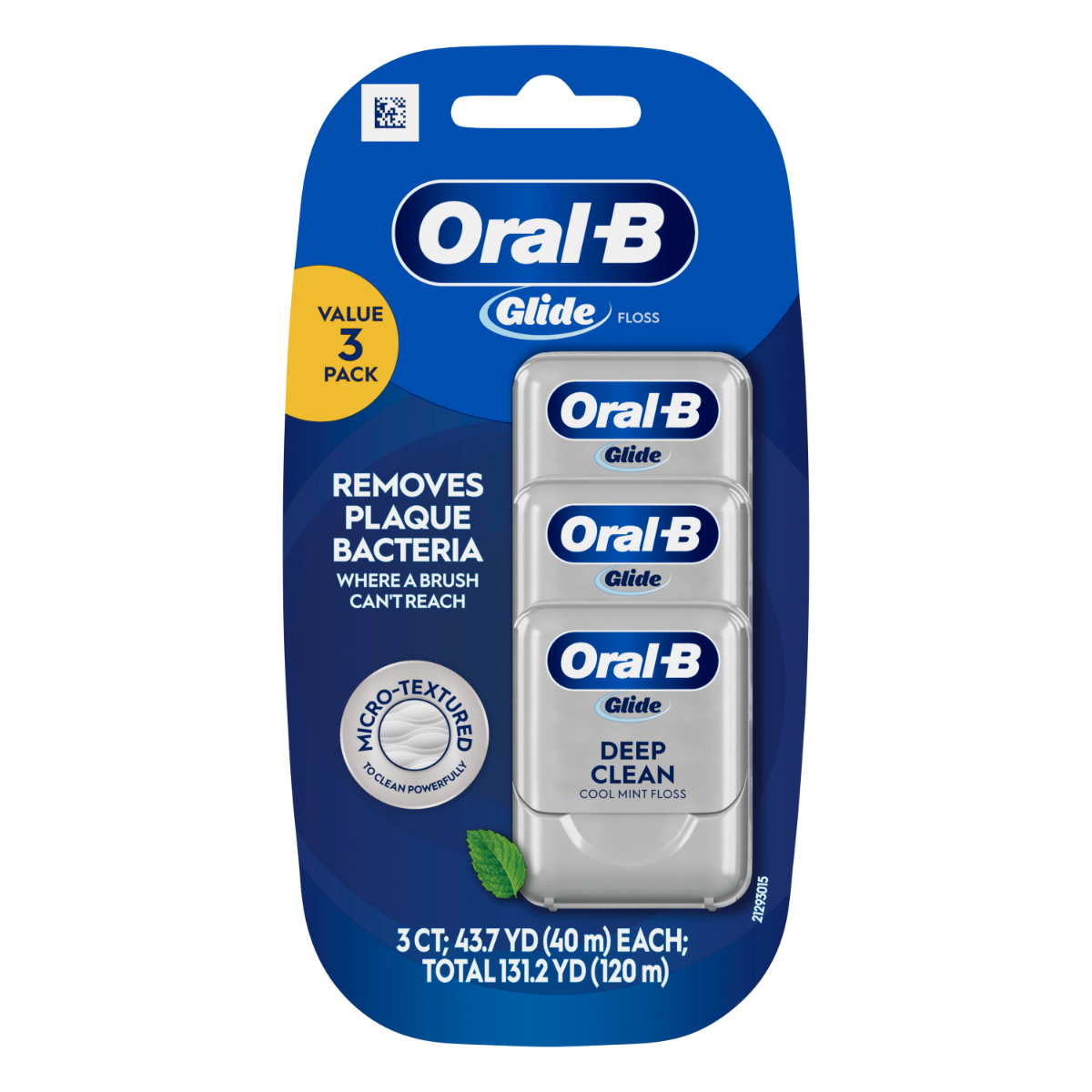 Oral-B Glide Pro-Health Dental Floss Mint 3Ct