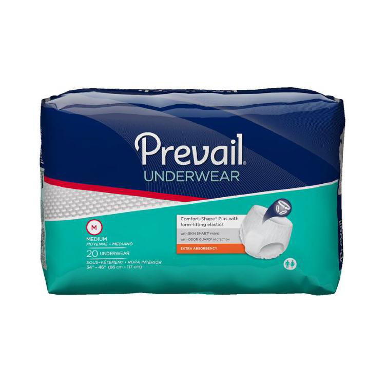 Prevail Extra Absorbency Disposable Underwear M 20Ct
