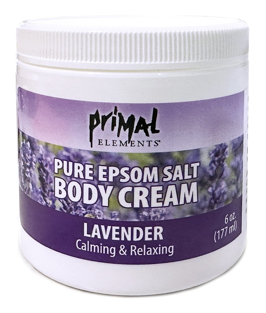 Lavender Pure Epsom Salt Body Cream 6oz 1Ct