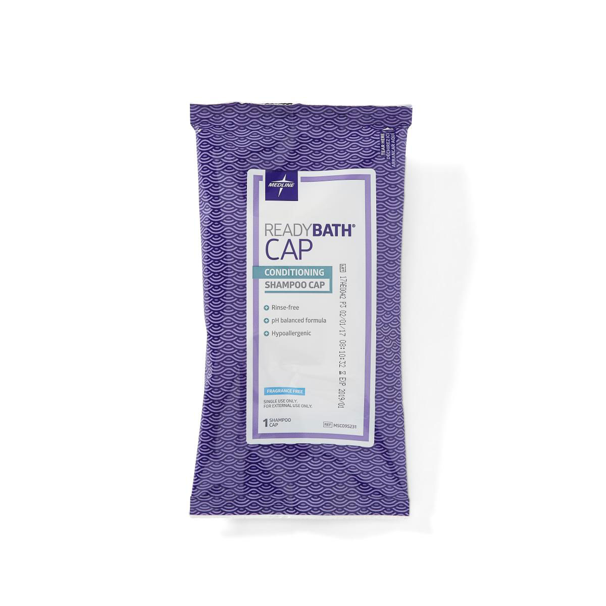 ReadyBath Rinse-Free Condition Shampoo Cap Unscent 1Ct