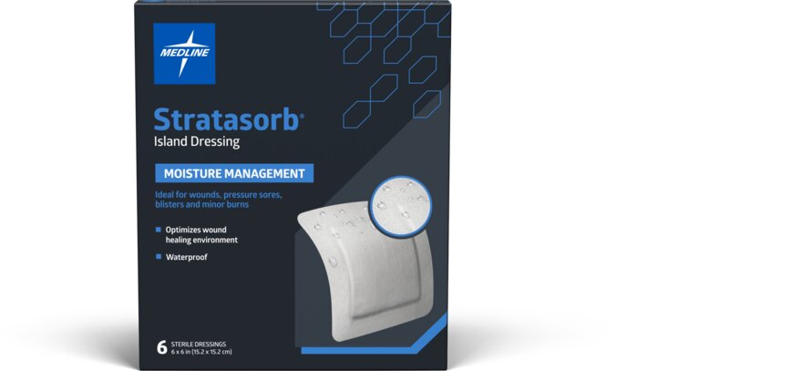 Stratasorb Wound Dressing 6x6 6Ct