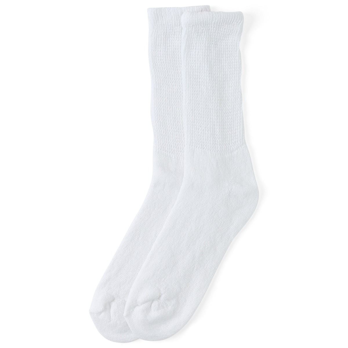 Ultra Soft Diabetic Socks White M 3Pr