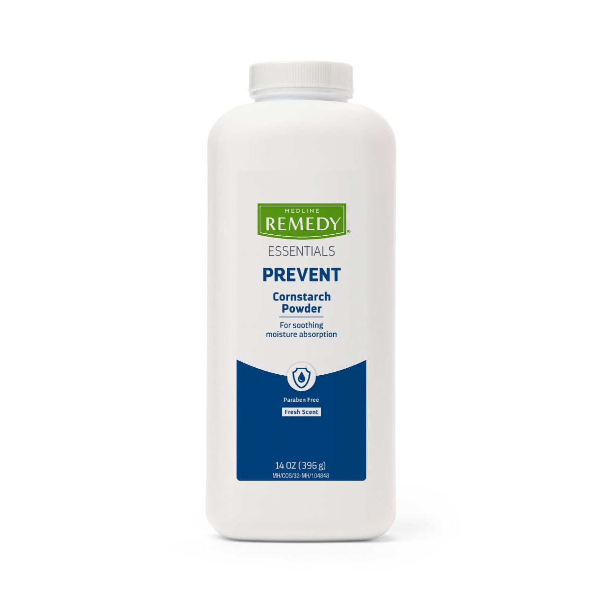 Medline Remedy Essentials Cornstarch Powder 14oz 1Ct