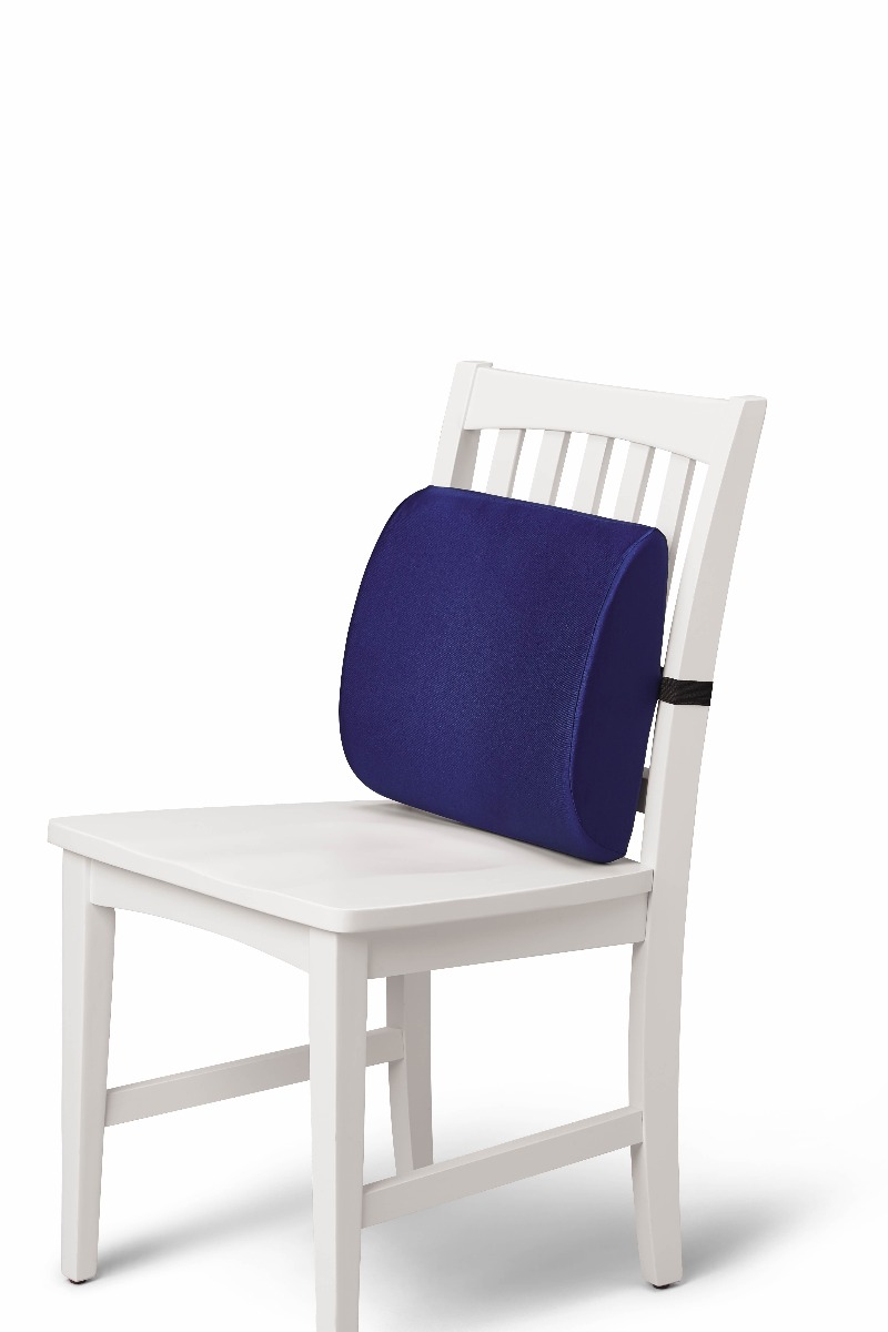 Medline Back Support Lumbar Cushion 13.5x13x4 1Ct