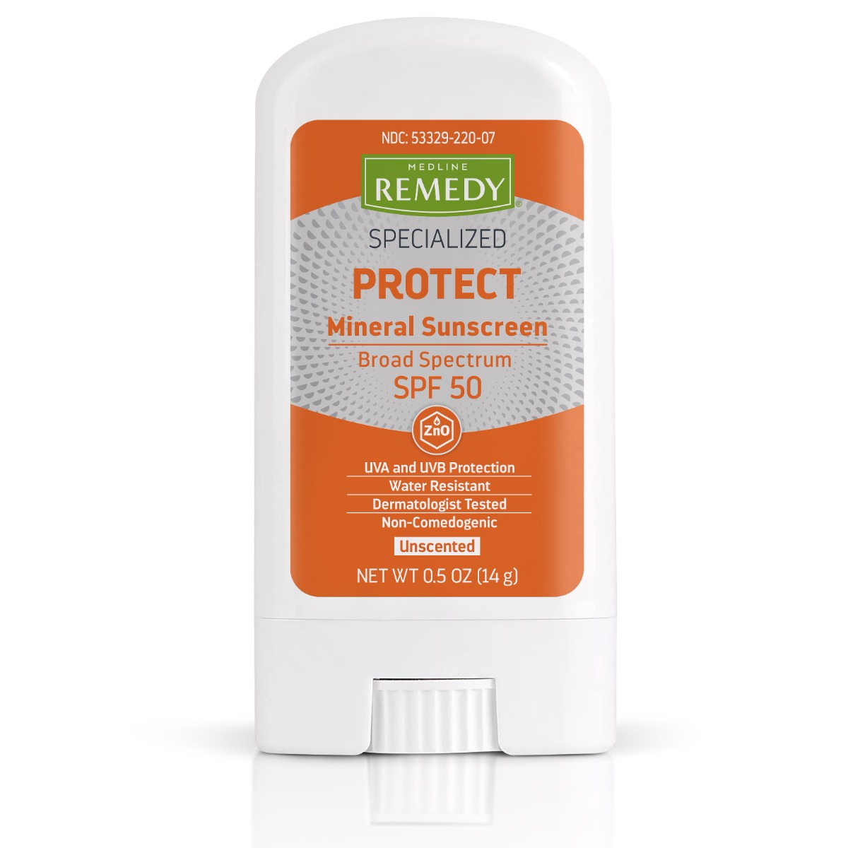 Medline Remedy Mineral Sunscreen Stick SPF50 0.50 oz. 1Ct