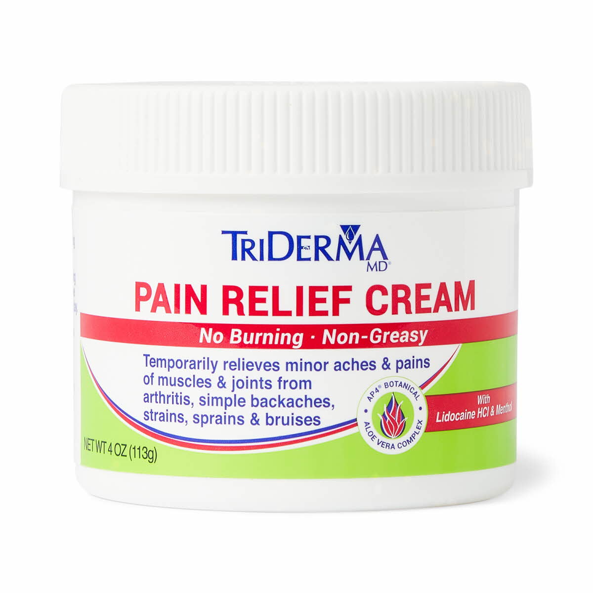 TriDerma Pain Relief Cream 4oz 1Ct