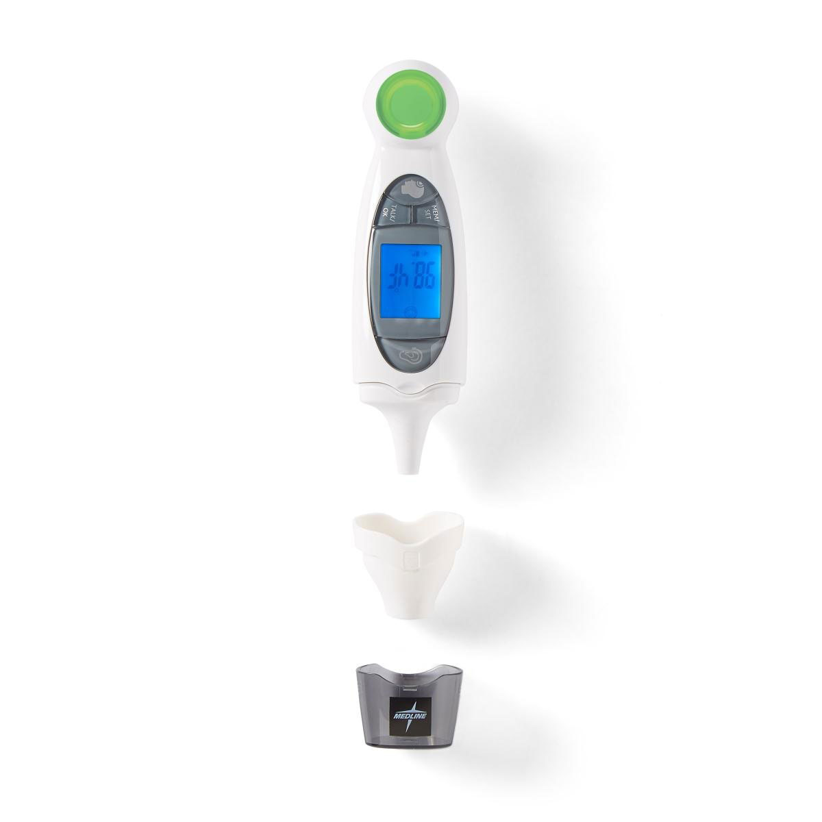Medline Infrared Talking Ear / Forehead Thermometer 1Ct