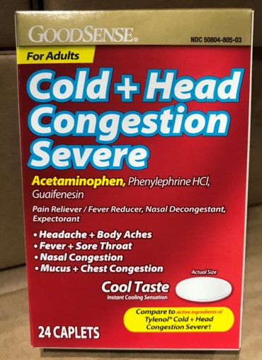 Sinus + Headache Daytime Caps compare to Tylenol Sinus + Headache