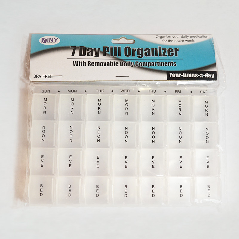 Pill Box - 7 Day 4 Times a Day