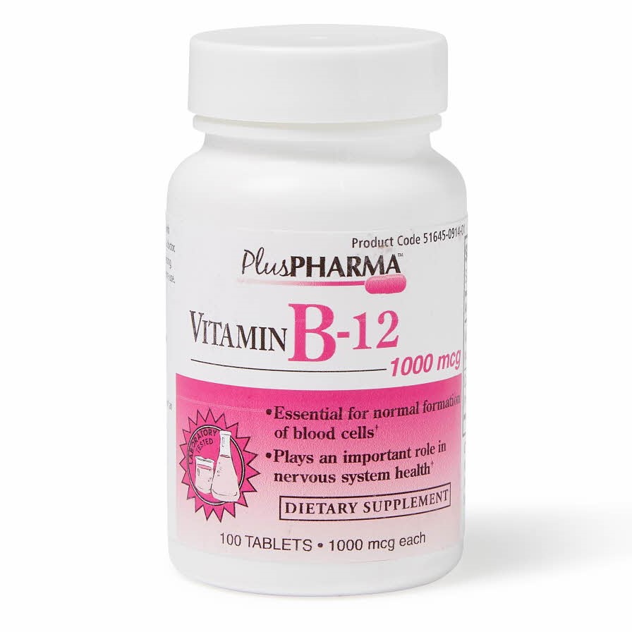 Vitamin B12 Tablet 1000mcg 100Ct